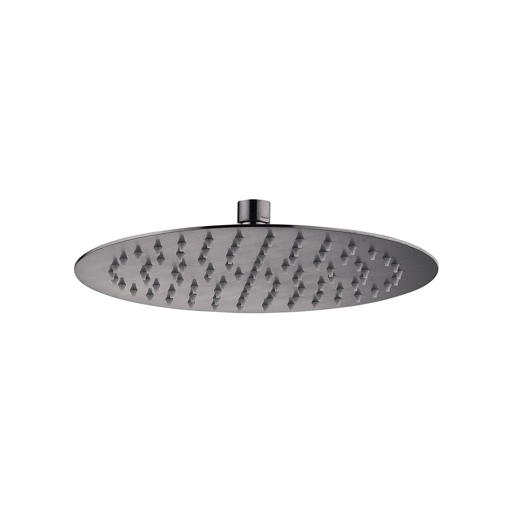 Fienza Kaya Round Shower Head 250mm - Gunmetal Grey