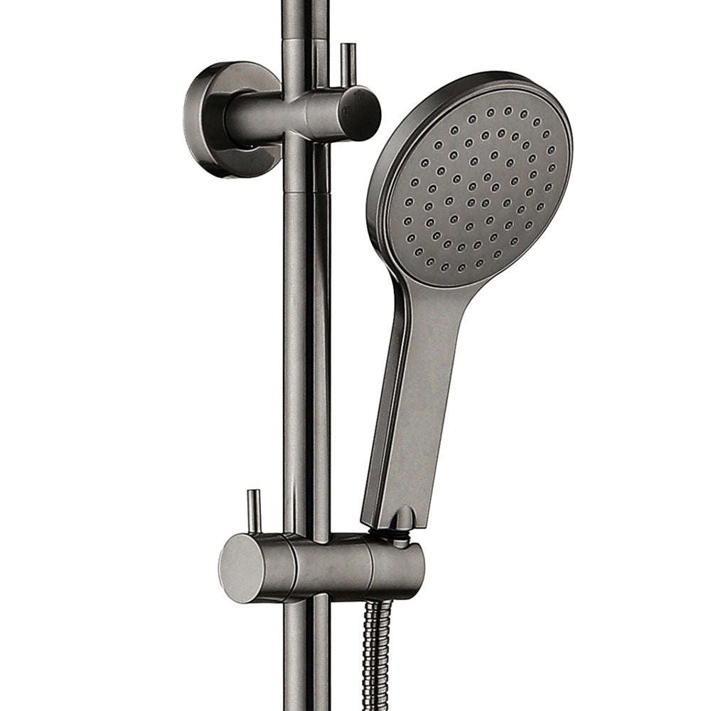 Fienza Kaya Twin Shower - Gunmetal Grey