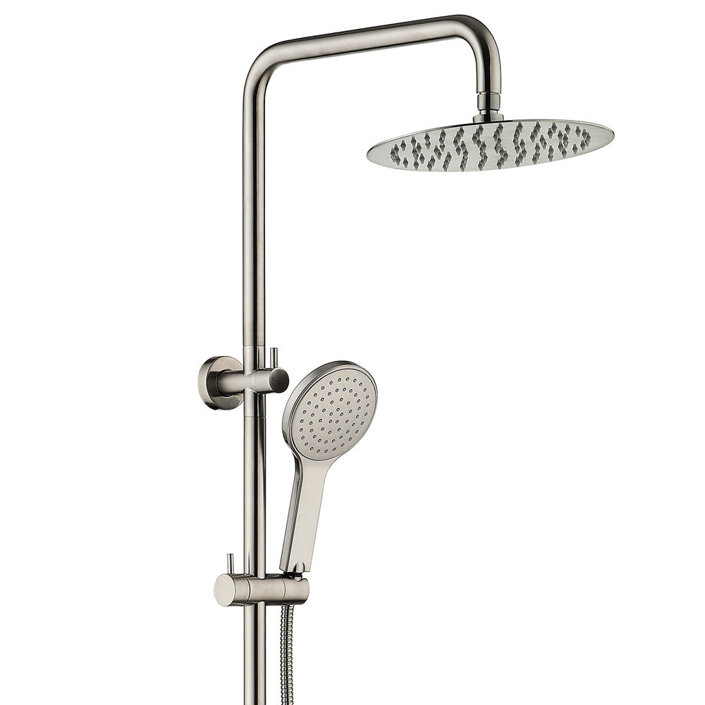 Fienza Kaya Twin Shower - Brushed Nickel