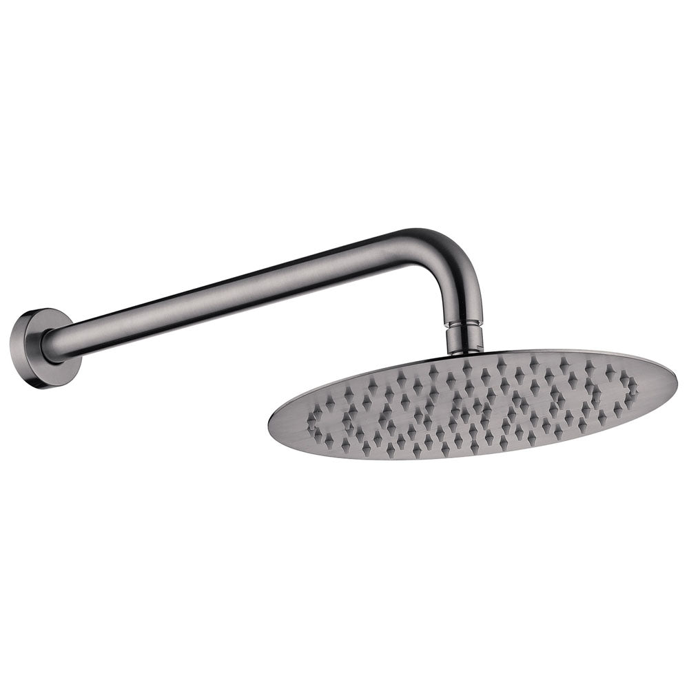 Fienza Kaya Wall Arm Shower Set - Gunmetal Grey