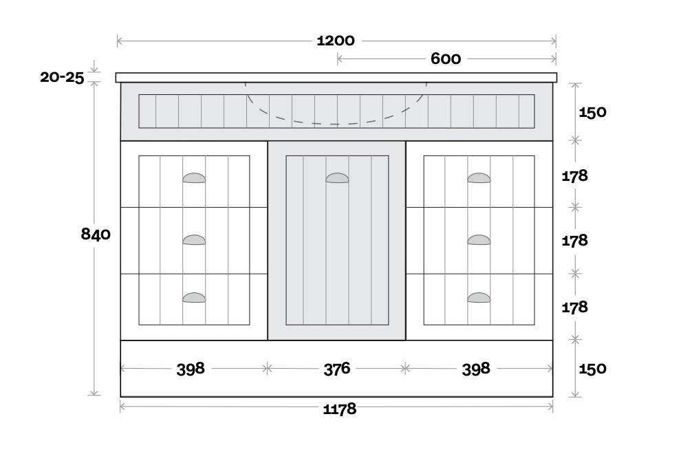 Marquis Kiama Floor Standing Vanity with Kickboard - Wellsons