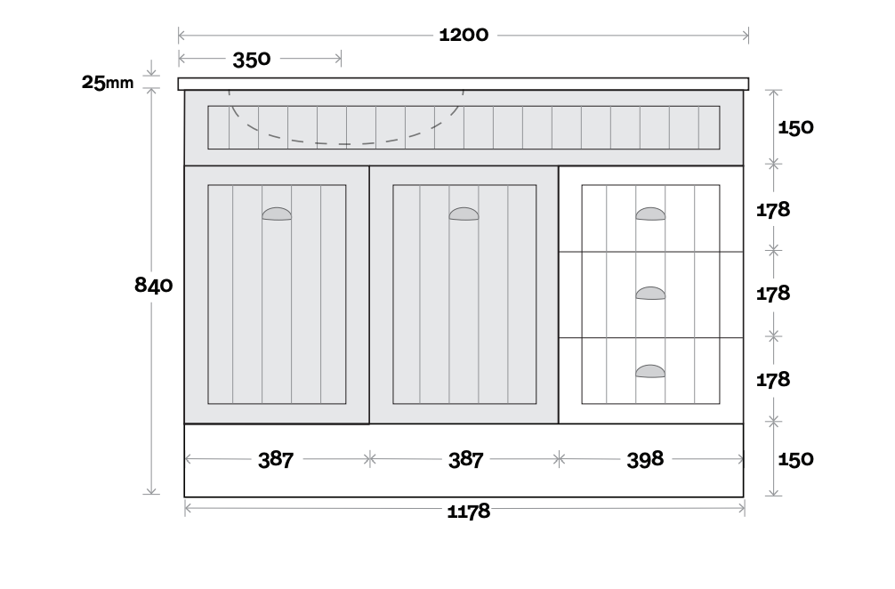 Marquis Kiama Floor Standing Vanity with Kickboard - Wellsons