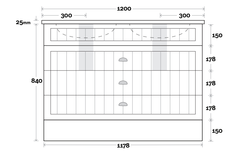 Marquis Kiama Floor Standing Vanity with Kickboard - Wellsons