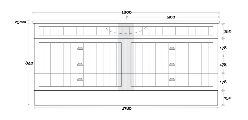 Marquis Kiama Floor Standing Vanity with Kickboard - Wellsons
