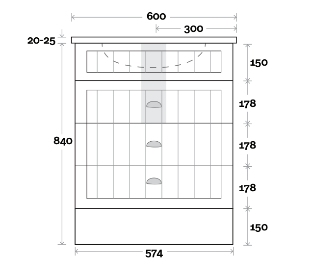 Marquis Kiama Floor Standing Vanity with Kickboard - Wellsons