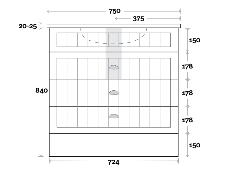 Marquis Kiama Floor Standing Vanity with Kickboard - Wellsons