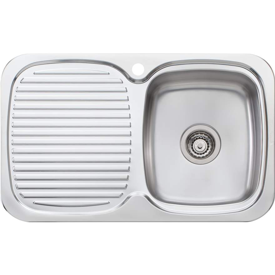 Oliveri Lakeland Single Bowl Sink With Drainer