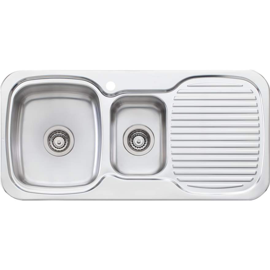 Oliveri Lakeland 1 & 1/2 Bowl Sink With Drainer