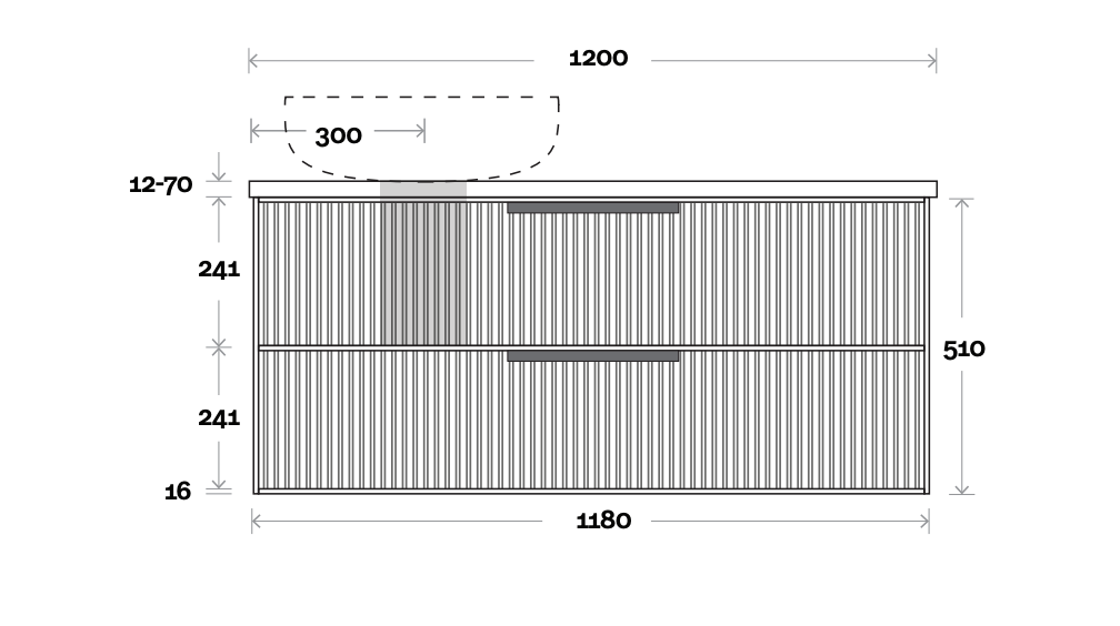 Marquis Lake Wall Hung Vanity