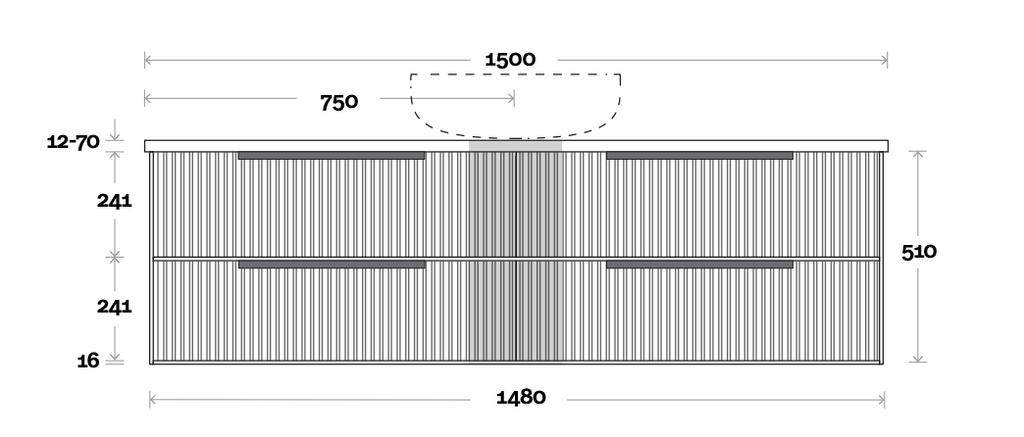 Marquis Lake Wall Hung Vanity