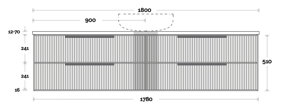 Marquis Lake Wall Hung Vanity