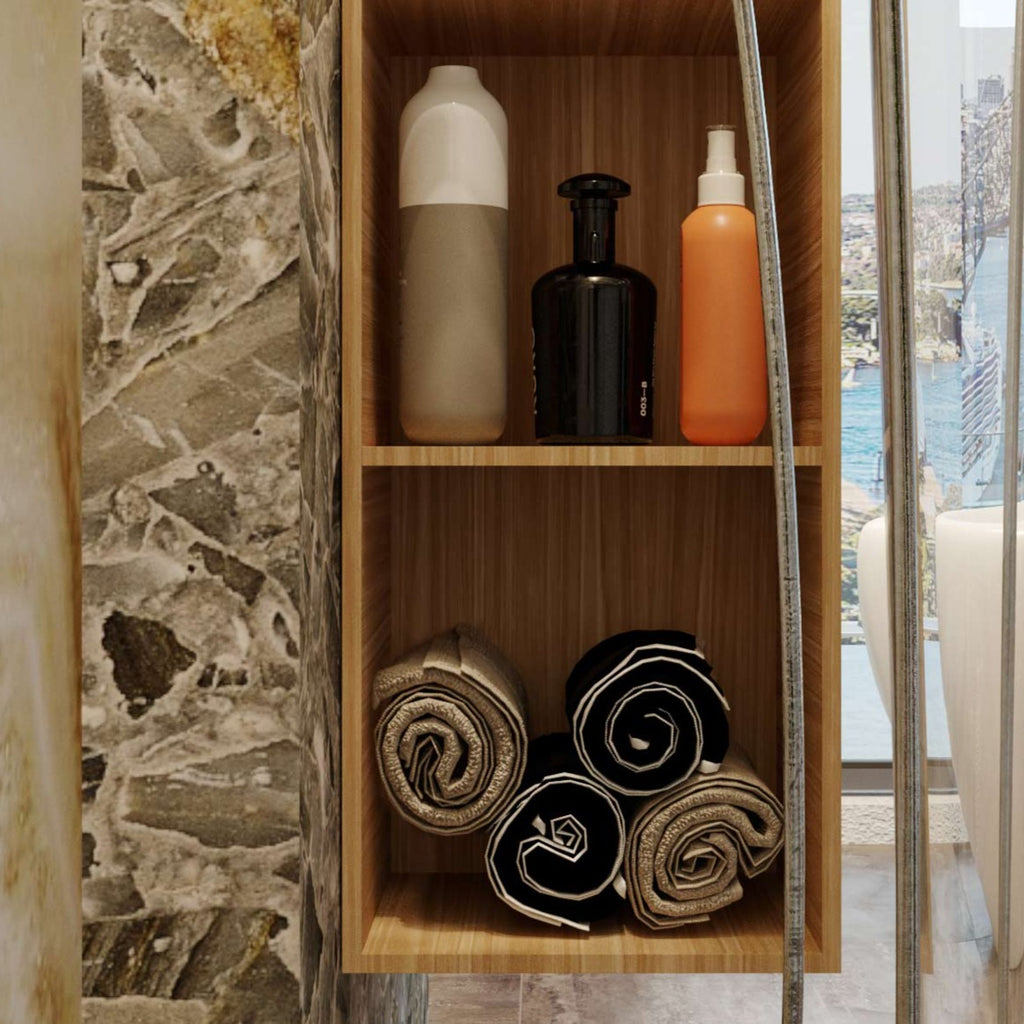 Belbagno Maria Wall Hung Vanity 600mm - Maple Oak - Wellsons