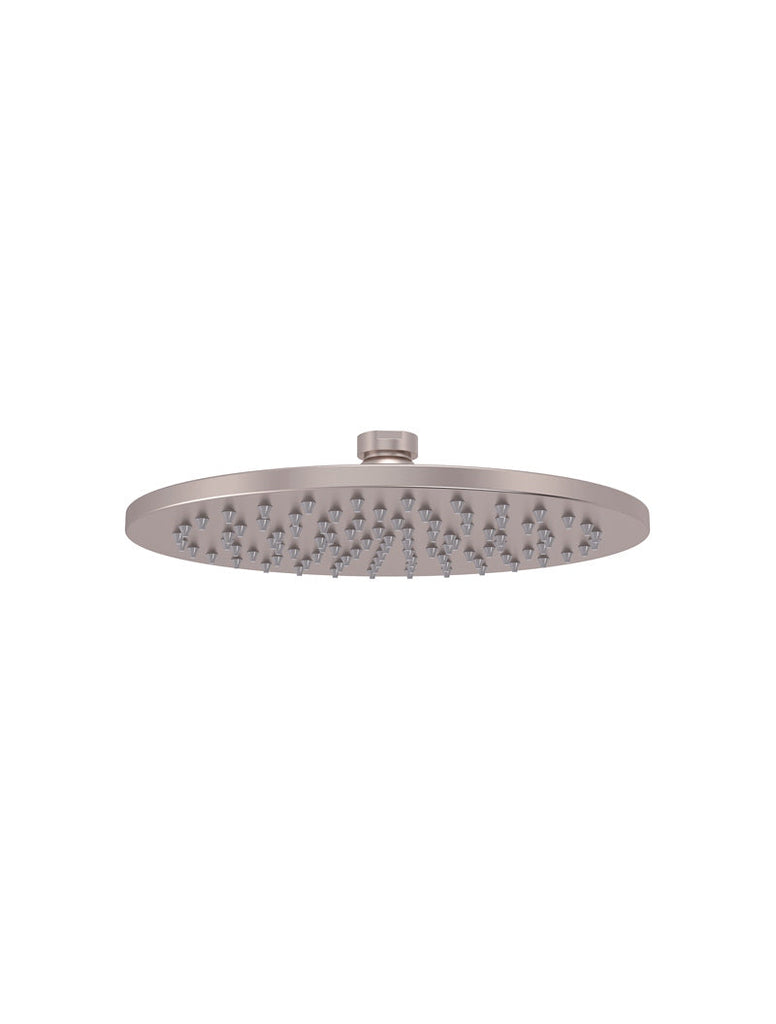 Meir Round Shower Rose - Champagne Rose Gold