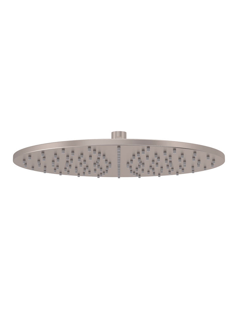 Meir Round Shower Rose - Champagne Rose Gold