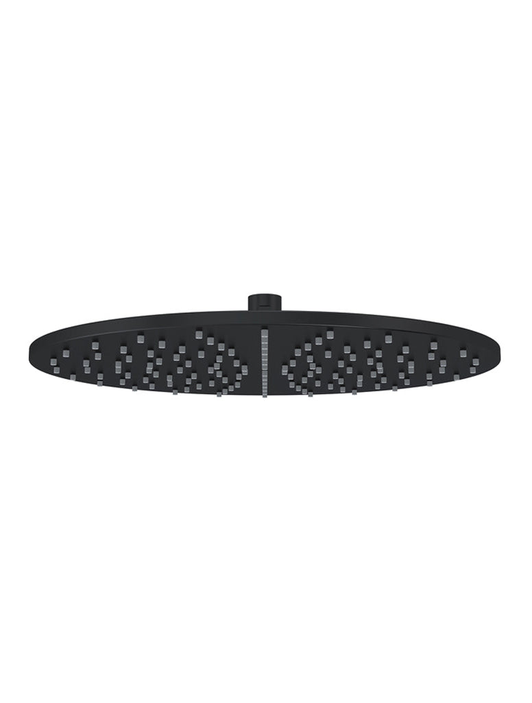 Meir Round Shower Rose - Matte Black