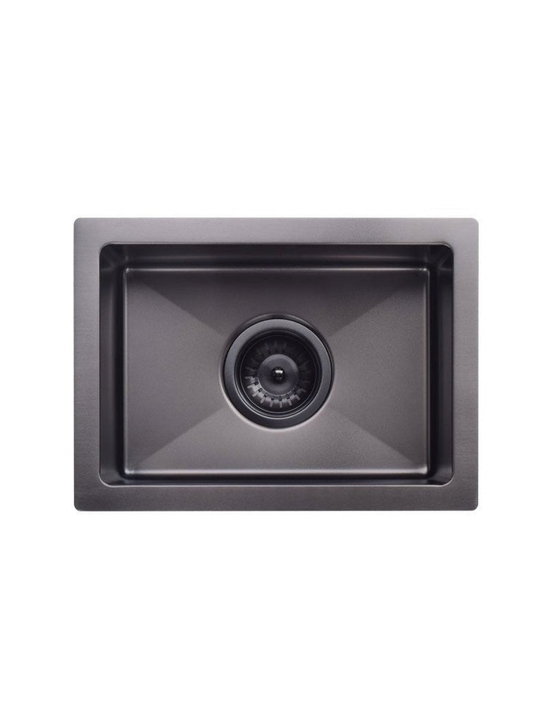 Meir Bar Sink Single Bowl 382 x 272 - Gunmetal Black