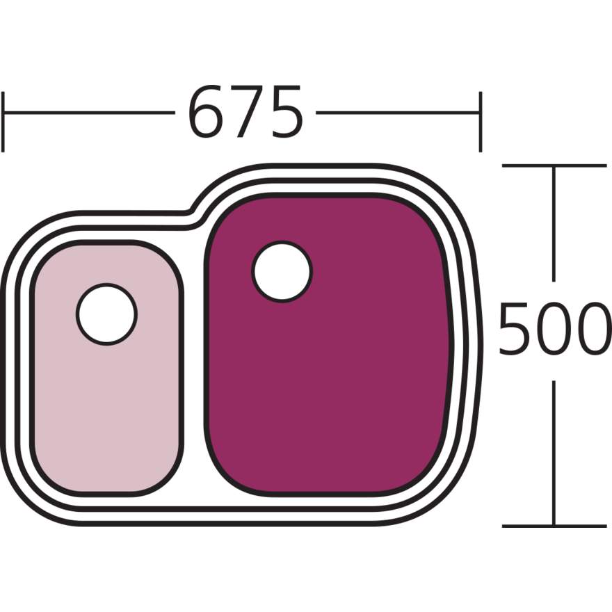 Oliveri Monet 1 & 1/2 Bowl Undermount Sink