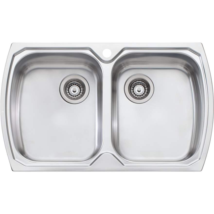 Oliveri Monet Double Bowl Topmount Sink