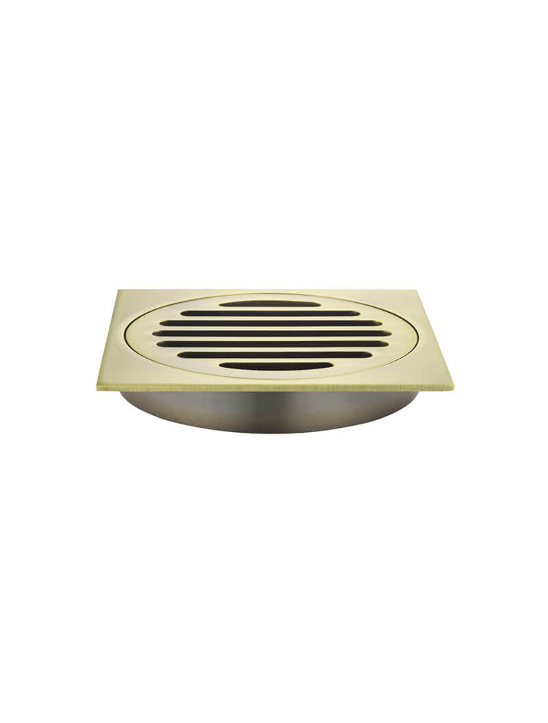 Meir Square Floor Grate Shower Drain - Tiger Bronze