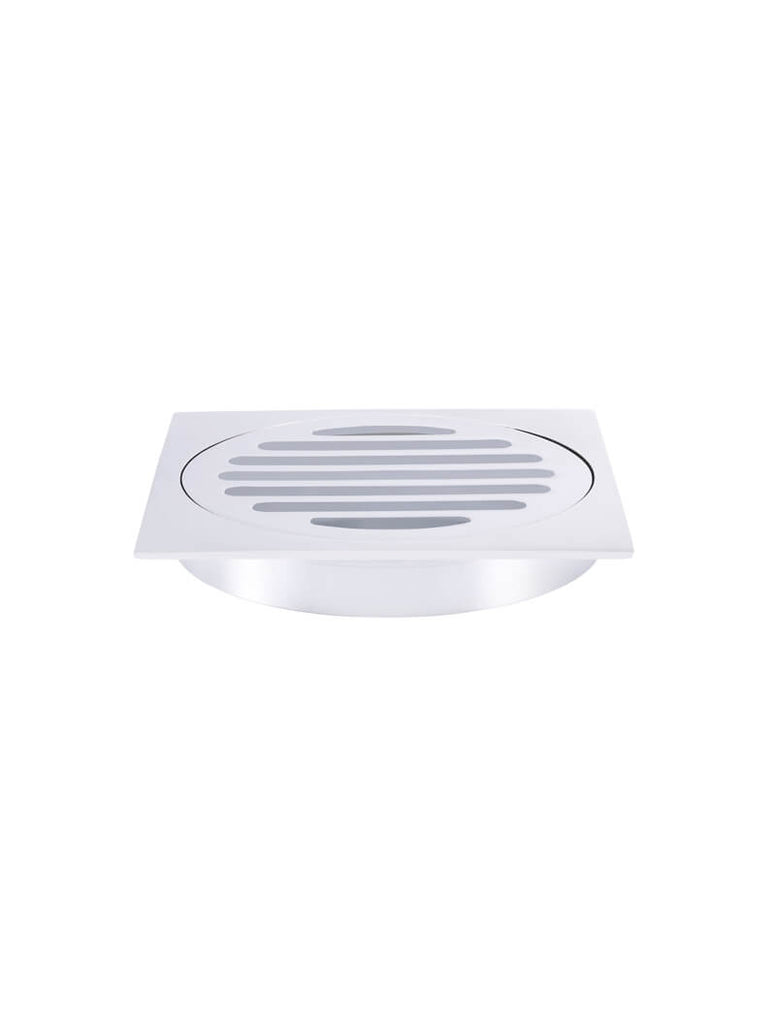 Meir Square Floor Grate Shower Drain - Chrome