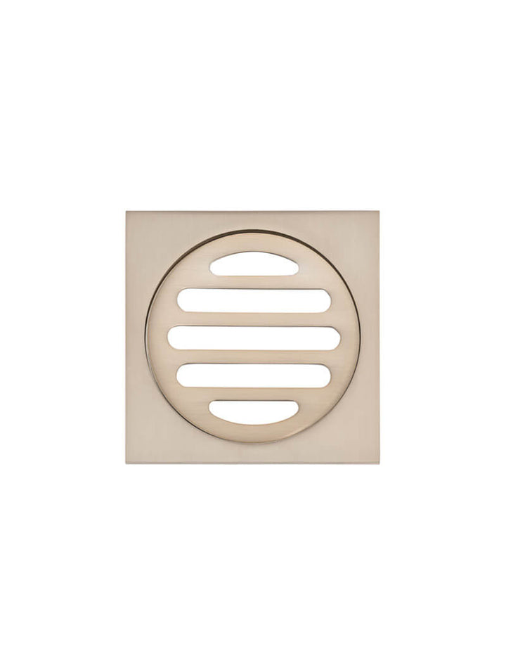 Meir Square Floor Grate Shower Drain - Champagne Rose Gold