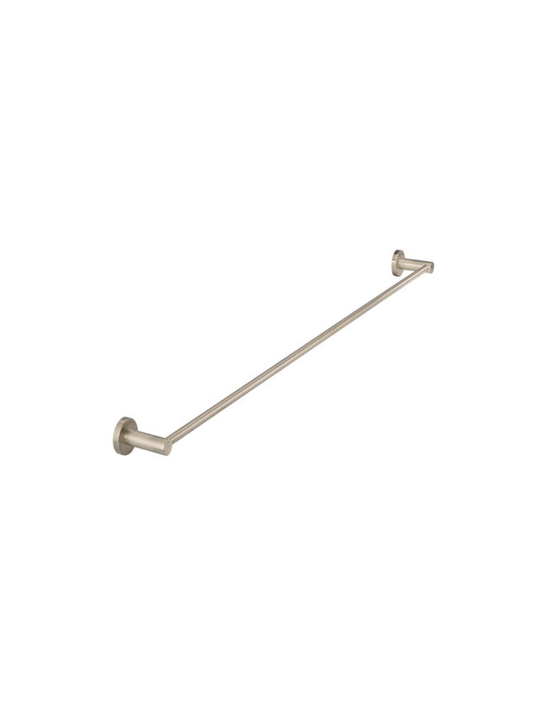 Meir Round Single Towel Rail - Champagne Rose Gold