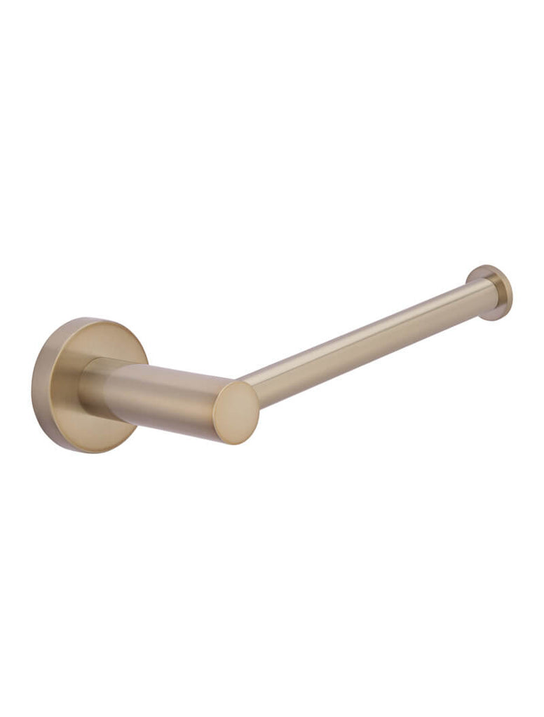 Meir Round Toilet Roll Holder - Champagne Rose Gold