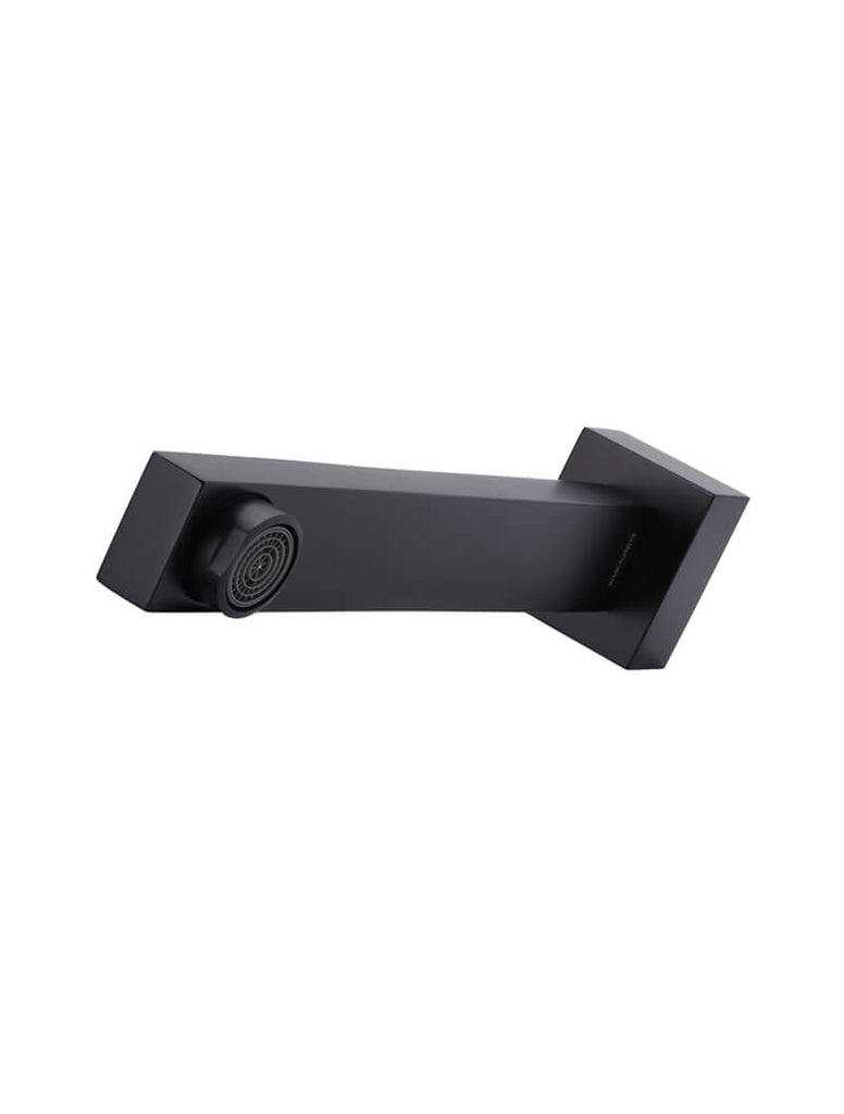 Meir Square Wall Spout - Matte Black