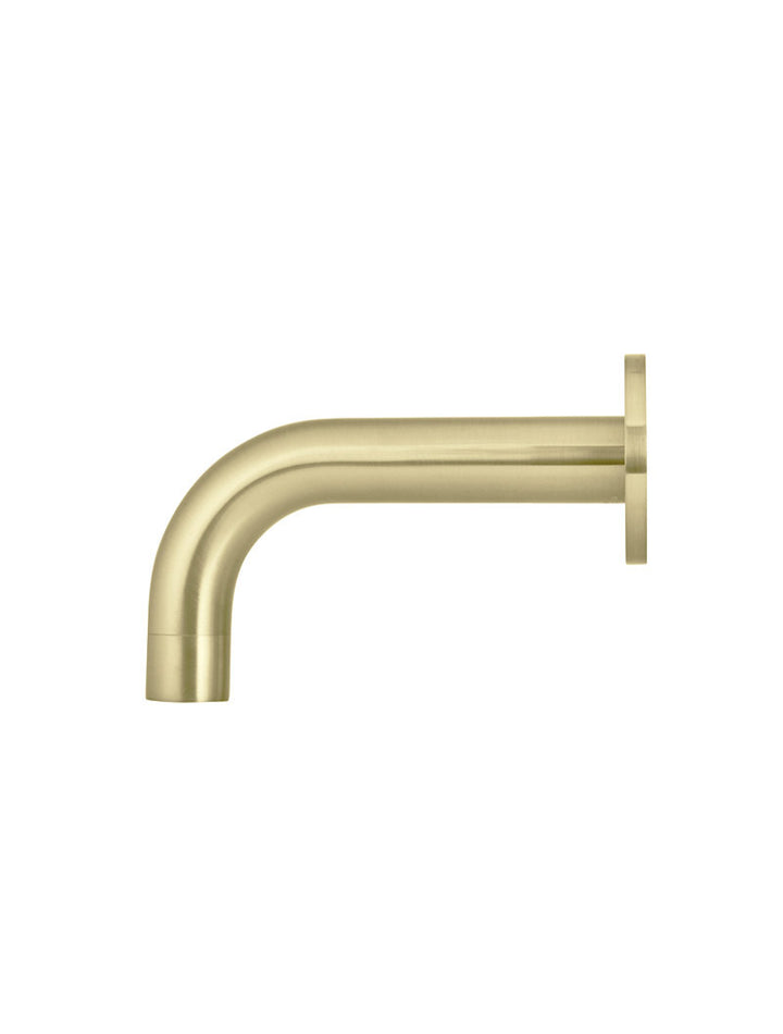 Meir Round Curved Spout - Tiger Bronze