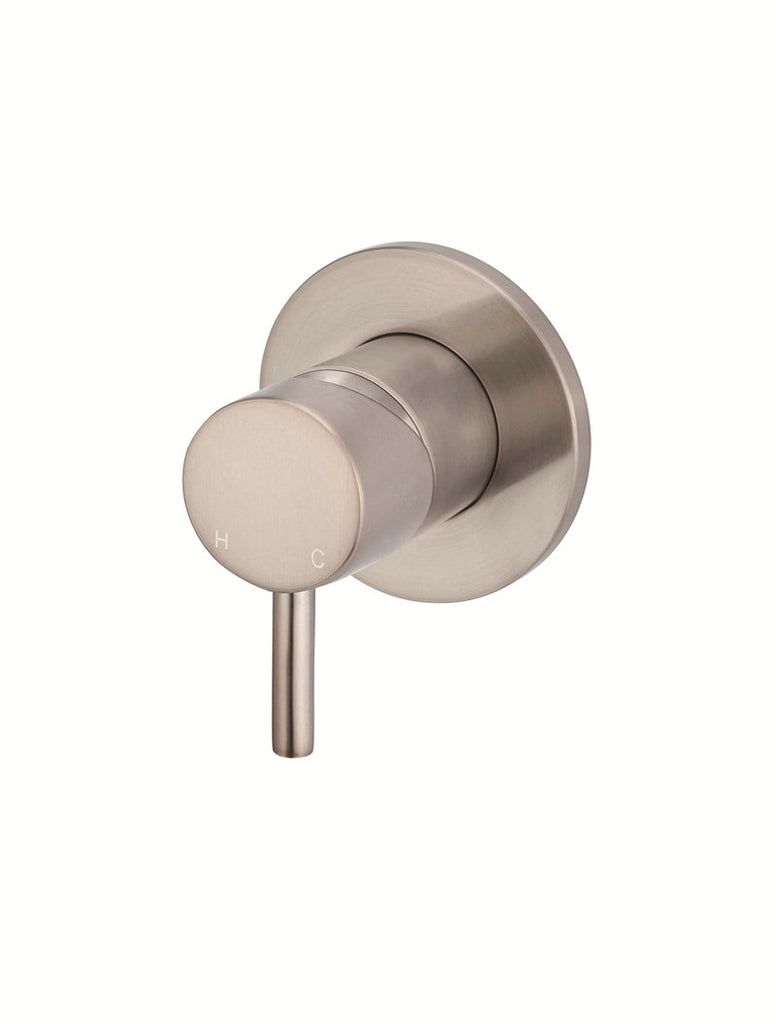 Meir Round Wall Mixer - Champagne Rose Gold