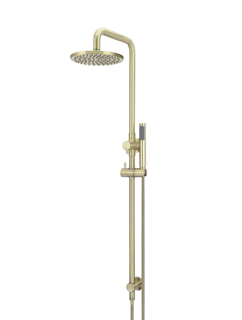 Meir Round Combination Shower Rail and Hand Shower - Tiger Bronze