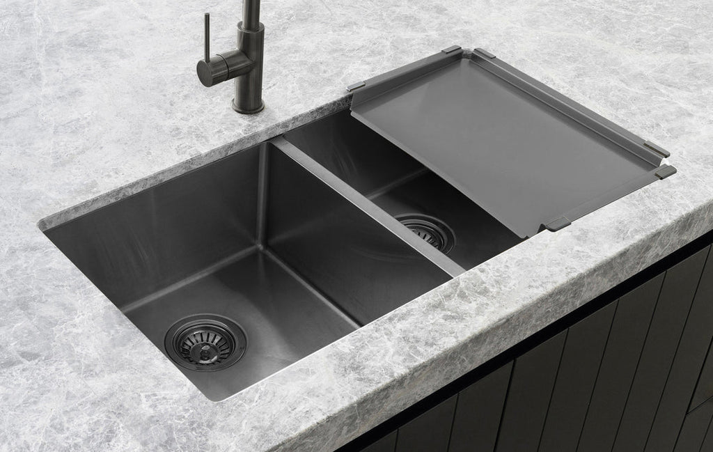 Meir Lavello Dish Draining Tray - Gunmetal Black