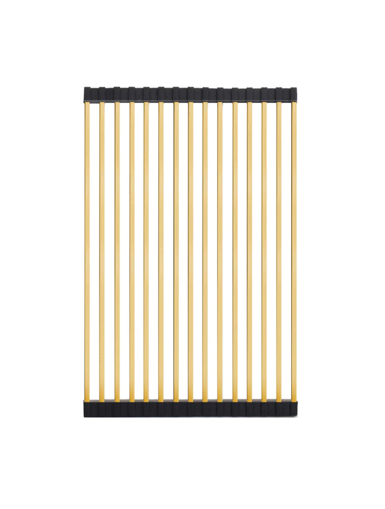 Meir Lavello Stainless Steel Rolling Mat Protector - Brushed Bronze Gold