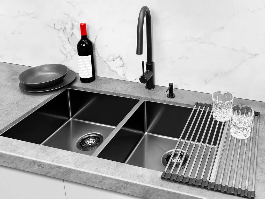 Meir Lavello Stainless Steel Rolling Mat Protector -Polished Chrome