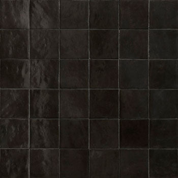 Milan Carbone Semi Gloss Small Square Tile