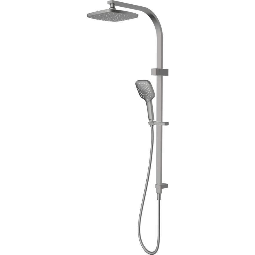 Oliveri Monaco Brushed Nickel Dual Shower Set