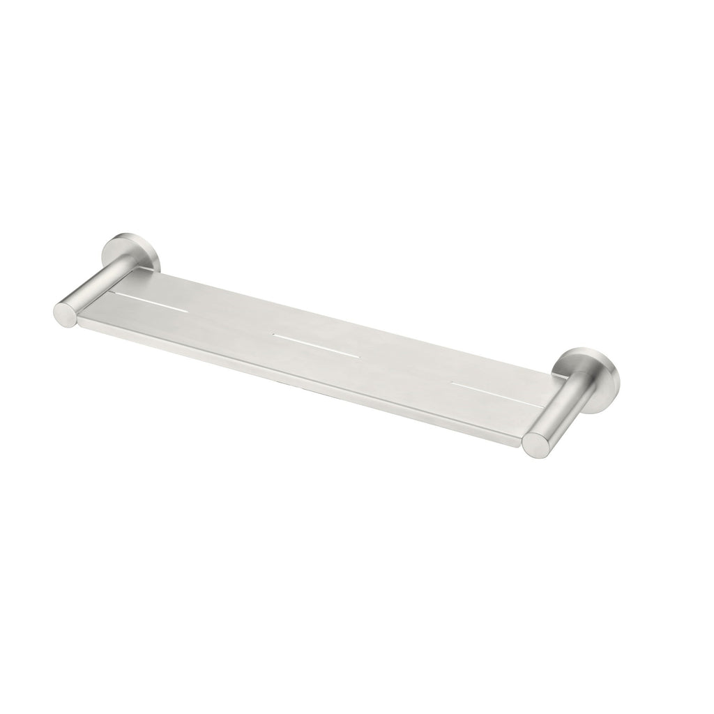 Nero Mecca Metal Shower Shelf - Brushed Nickel