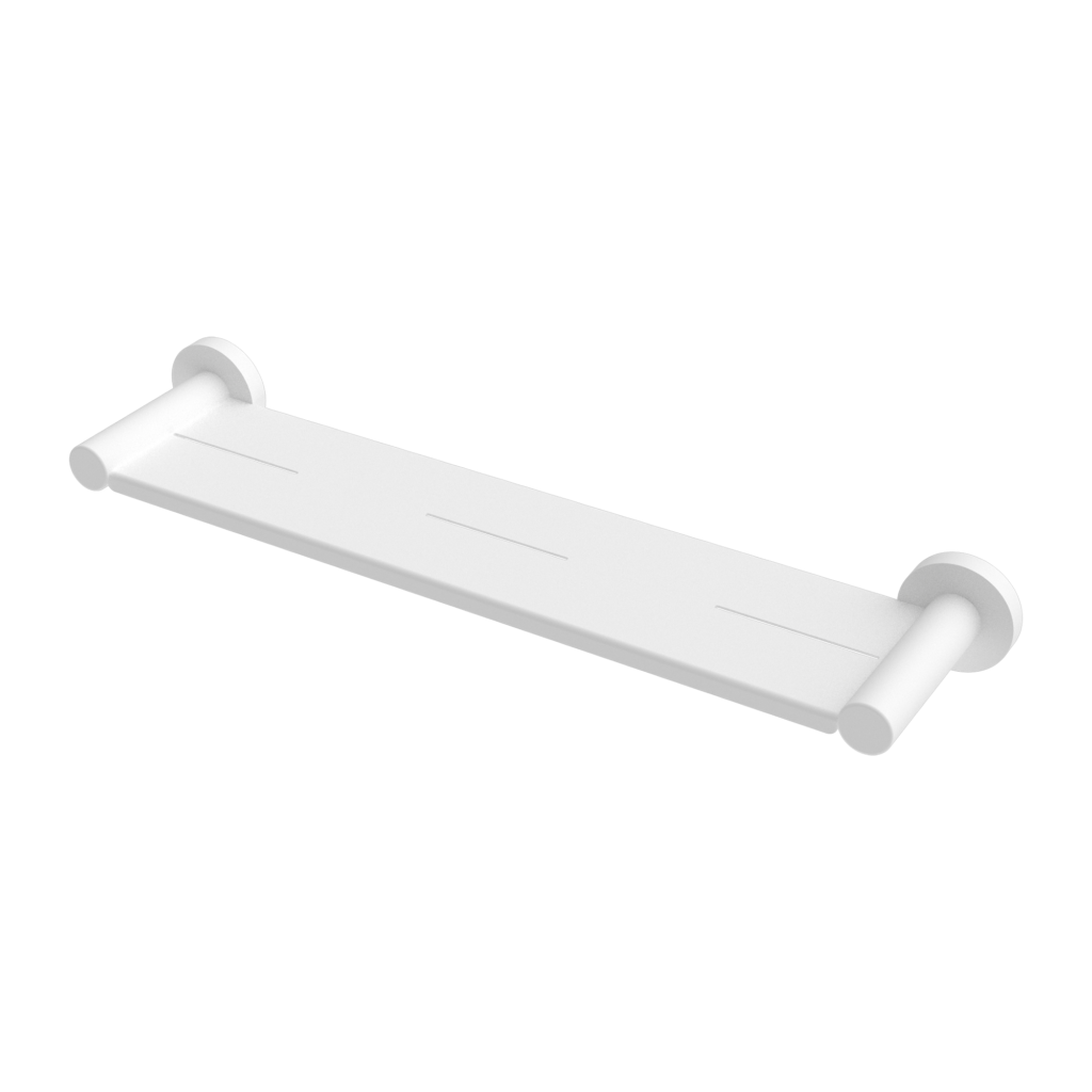 Nero Mecca Metal Shower Shelf - Matte White