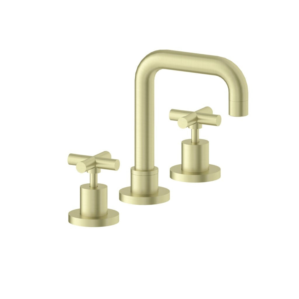 Nero X Plus Basin Set Fixed Spout - Brushed Gold