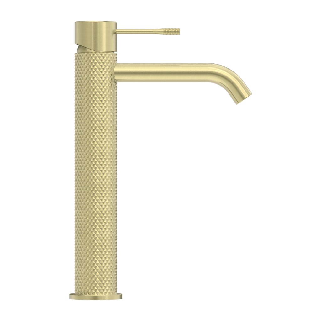 Nero Opal Tall Basin Mixer - Brushed Gold - Wellsons
