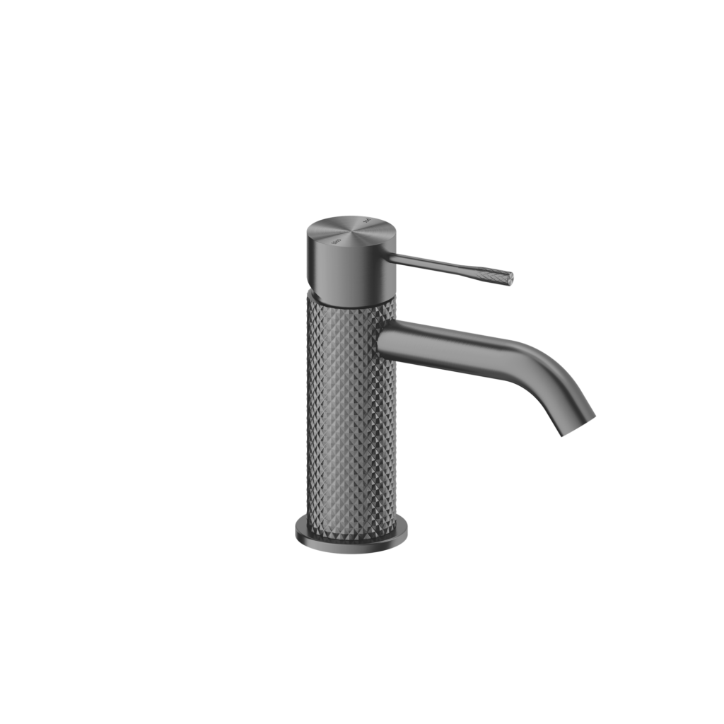 Nero Opal Basin Mixer - Graphite Gunmetal Grey