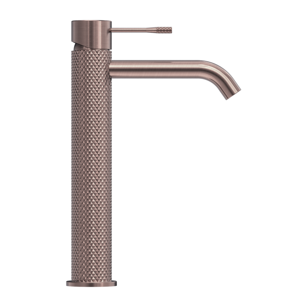 Nero Opal Tall Basin Mixer - Brushed Bronze - Wellsons