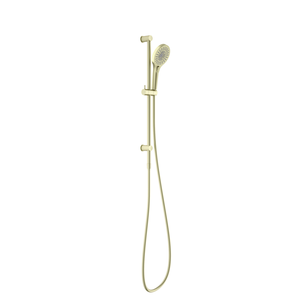 Nero Opal Rail Shower - Brushed Gold