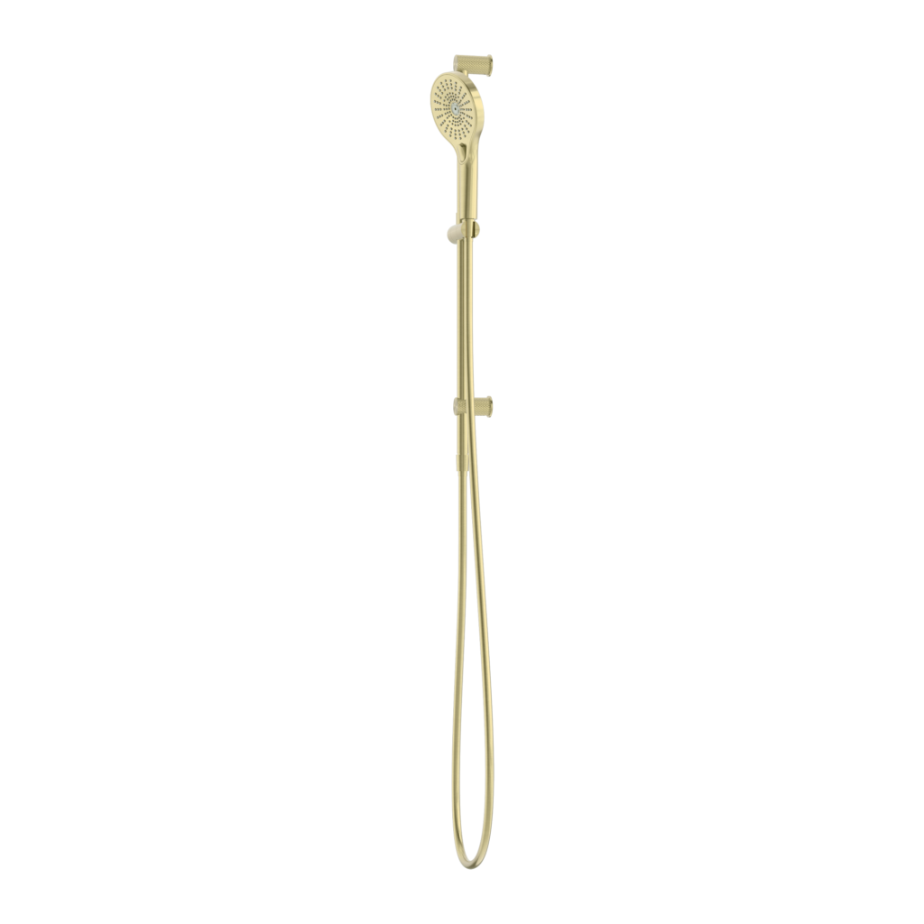 Nero Opal Rail Shower - Brushed Gold