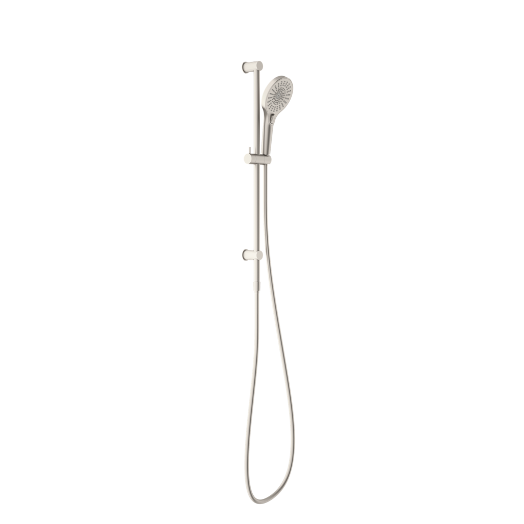 Nero Opal Rail Shower - Brushed Nickel