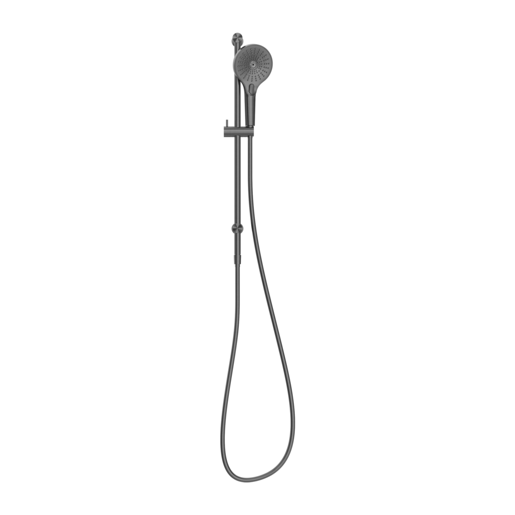 Nero Opal Rail Shower - Graphite Gunmetal Grey