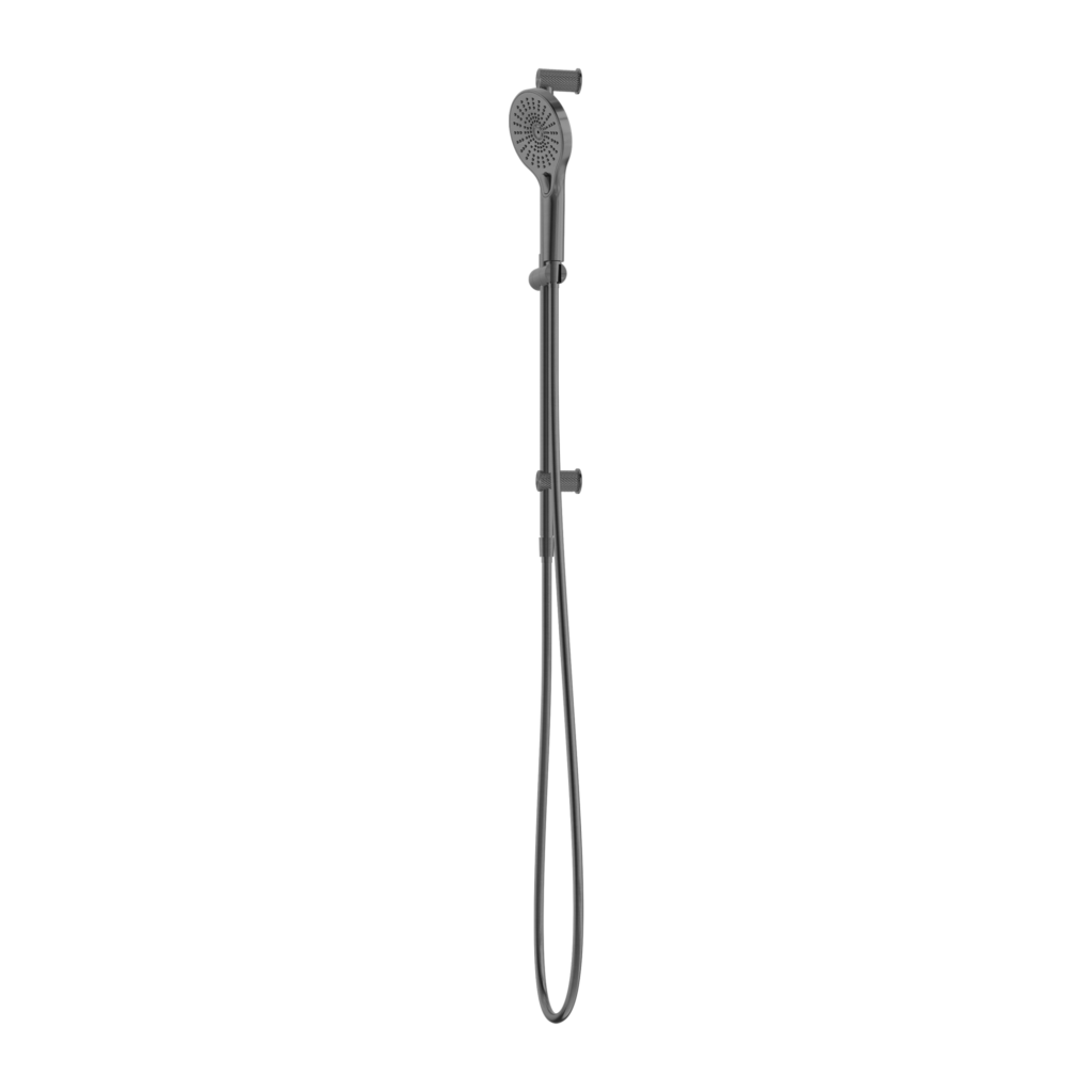 Nero Opal Rail Shower - Graphite Gunmetal Grey