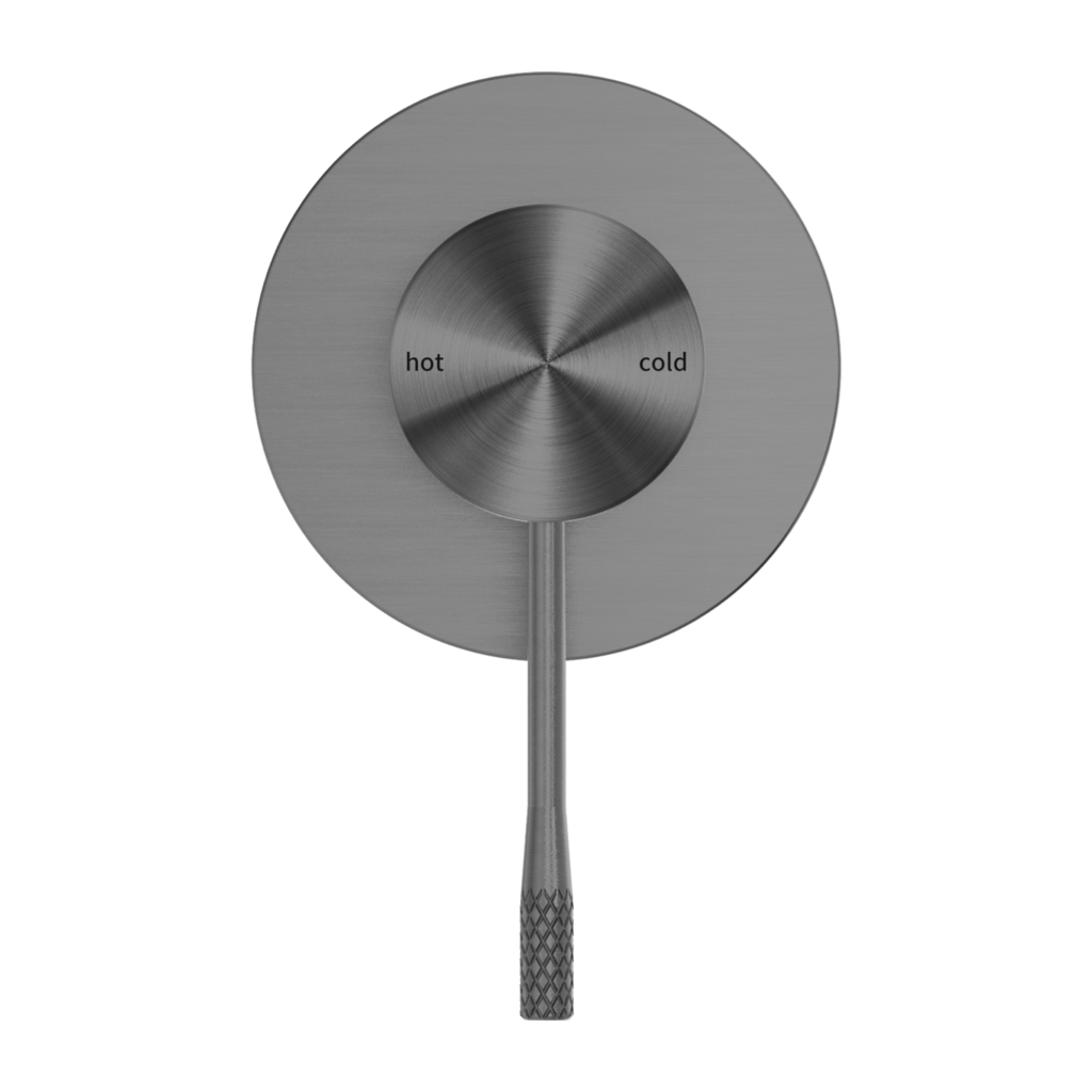 Nero Opal Shower Mixer - Graphite Gunmetal Grey - Wellsons