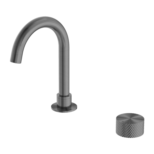 Nero Opal Progressive Basin Mixer - Gunmetal Grey