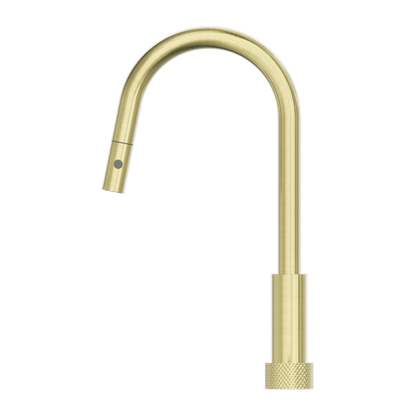Nero Opal Progressive Pull Out Kitchen Mixer - Brushed Gold